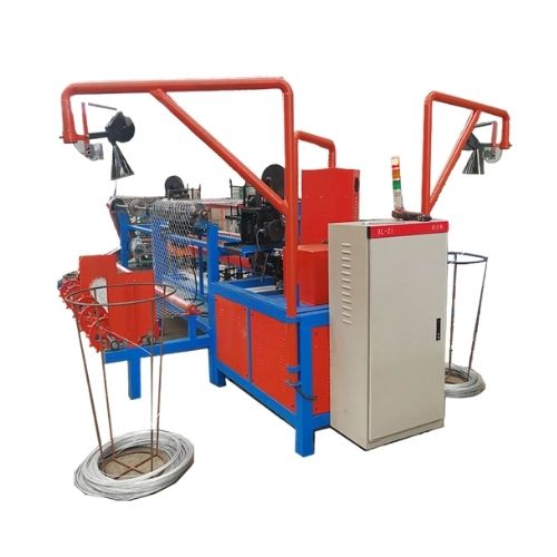 Double Wire Automatic Chain Link Fence Machine