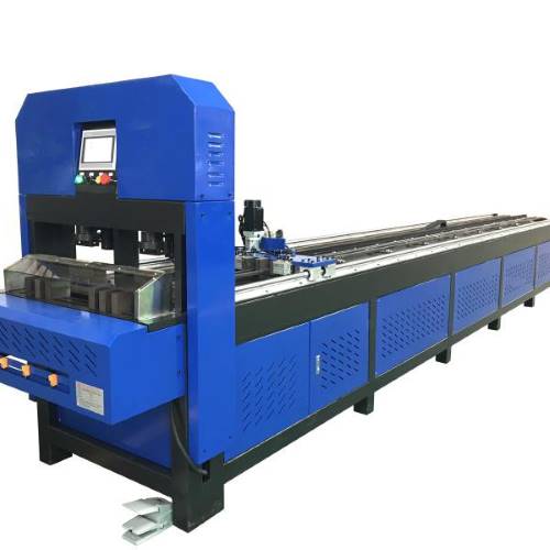 CNC Steel Tube Hole Square Punch Hydraulic Pipe Punching Machine