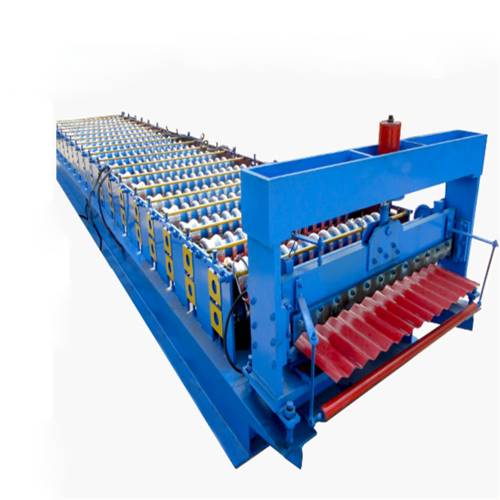 Glazed Corrugated Tile Roofing Metal Sheet Cold Roll Forming Making Machine